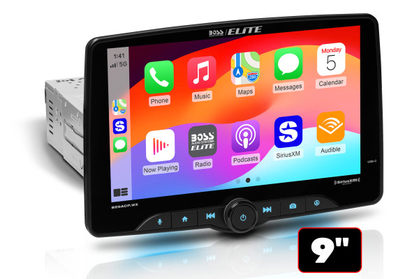  BE9ACP.WX / DIN, Wireless CarPlay & Android, SXM, 9